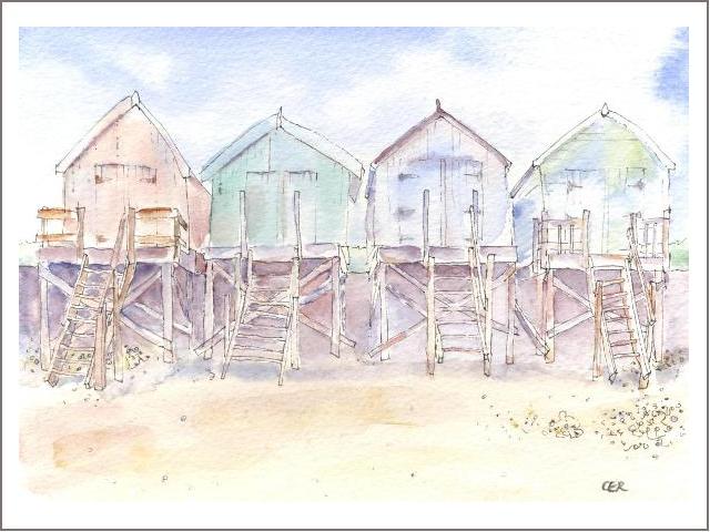 Felixstowe Beach Huts